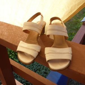 White Leather Sandals